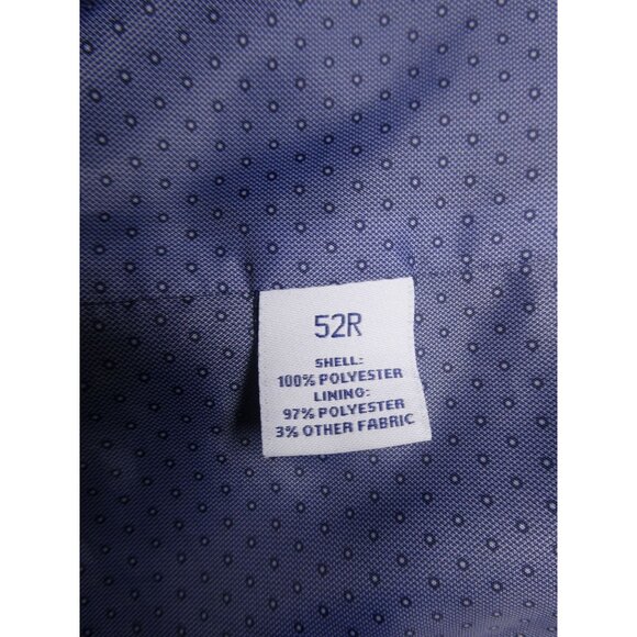 Saddlebred Men's Navy Blue Performance Blazer Size 52R - Picture 4 of 9